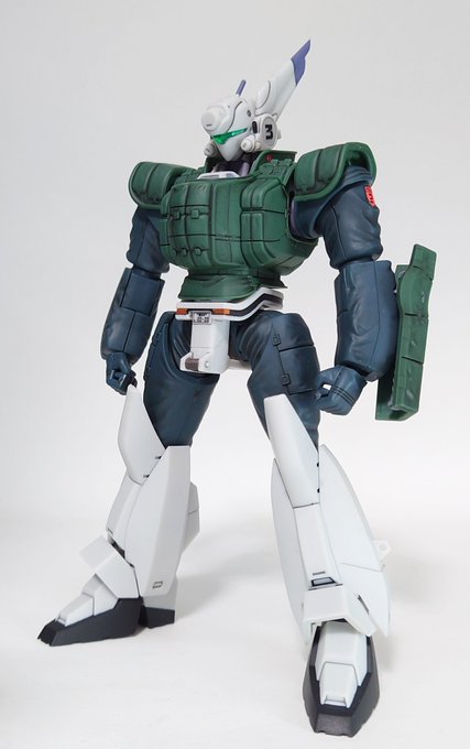 「各員へ、 最大広域帯でジャミングをかける。開始後は全てのセンサーを切り、有視界で対処せよ」イングラム3号機 リアクティブアーマー#MODEROID#機動警察パトレイバー 