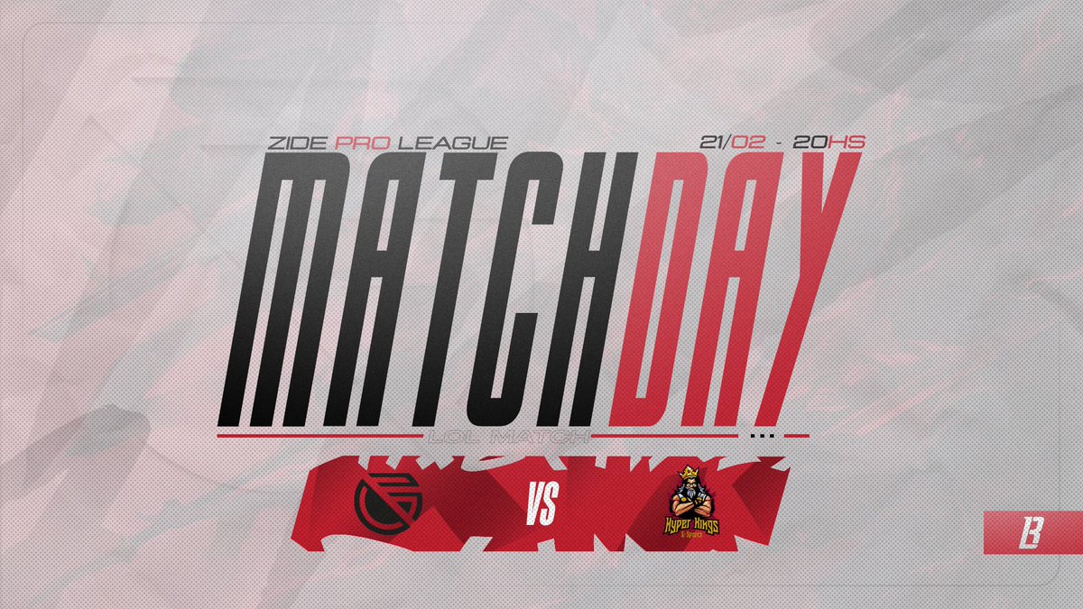 #LOL 

MARTES DE LEAGUE A POR LOS PUNTOS!
<a href="/ZideLatam/">Zide Latam ▶</a> 

vs <a href="/HyperKingsOFC/">Hyper Kings E-sports</a>  
⏰: 20hs 🇦🇷
live: twitch.tv/zidelatam