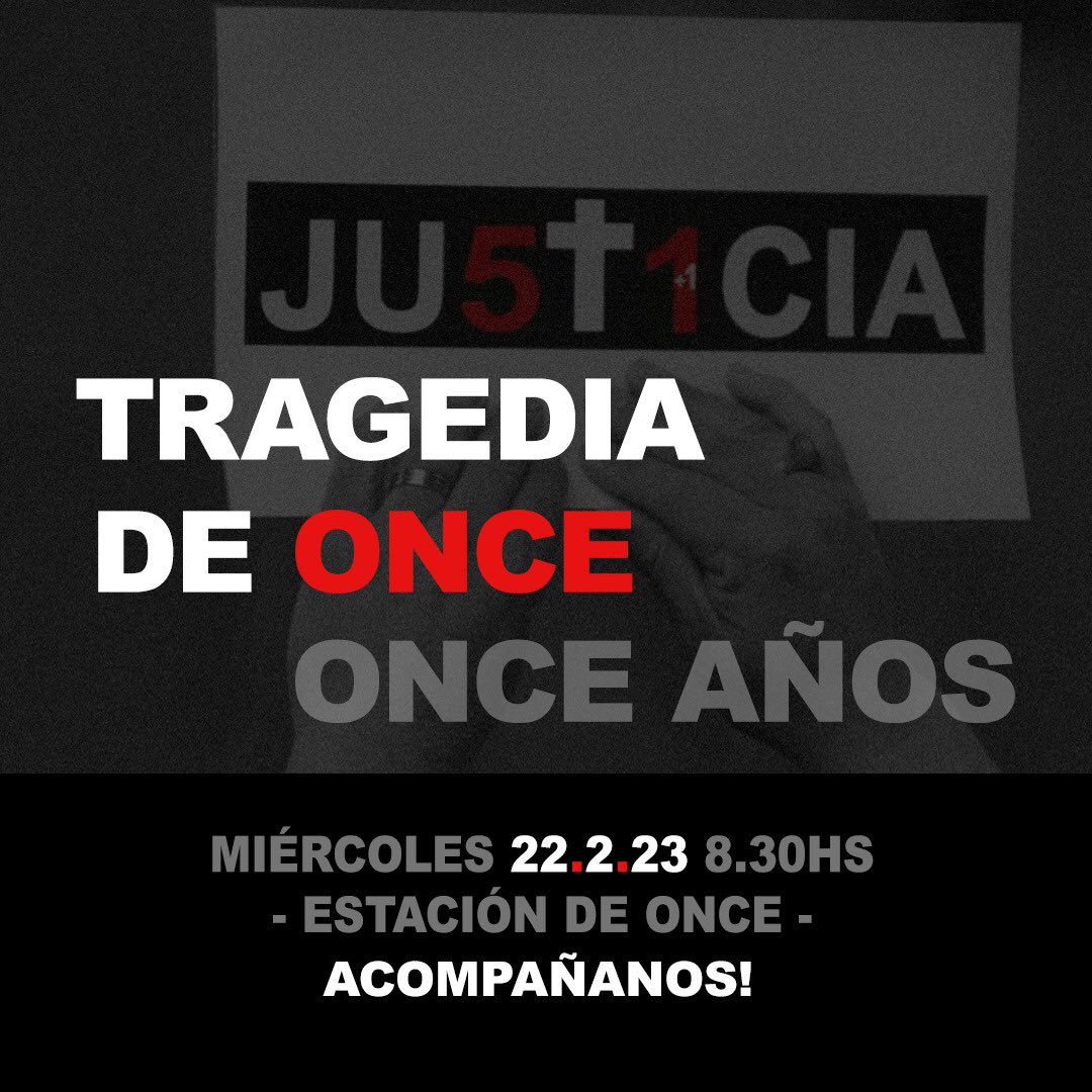 Tragedia de #Once tweet media