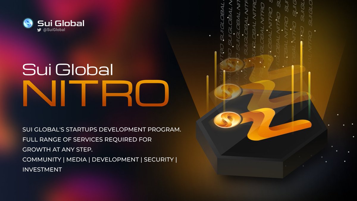 MonadPump's tweet image. 📢 Exciting news! Sui Global is launching the @SuiGlobalNitro Program to provide comprehensive support for web3 projects at any stage of development! 1/7🧵