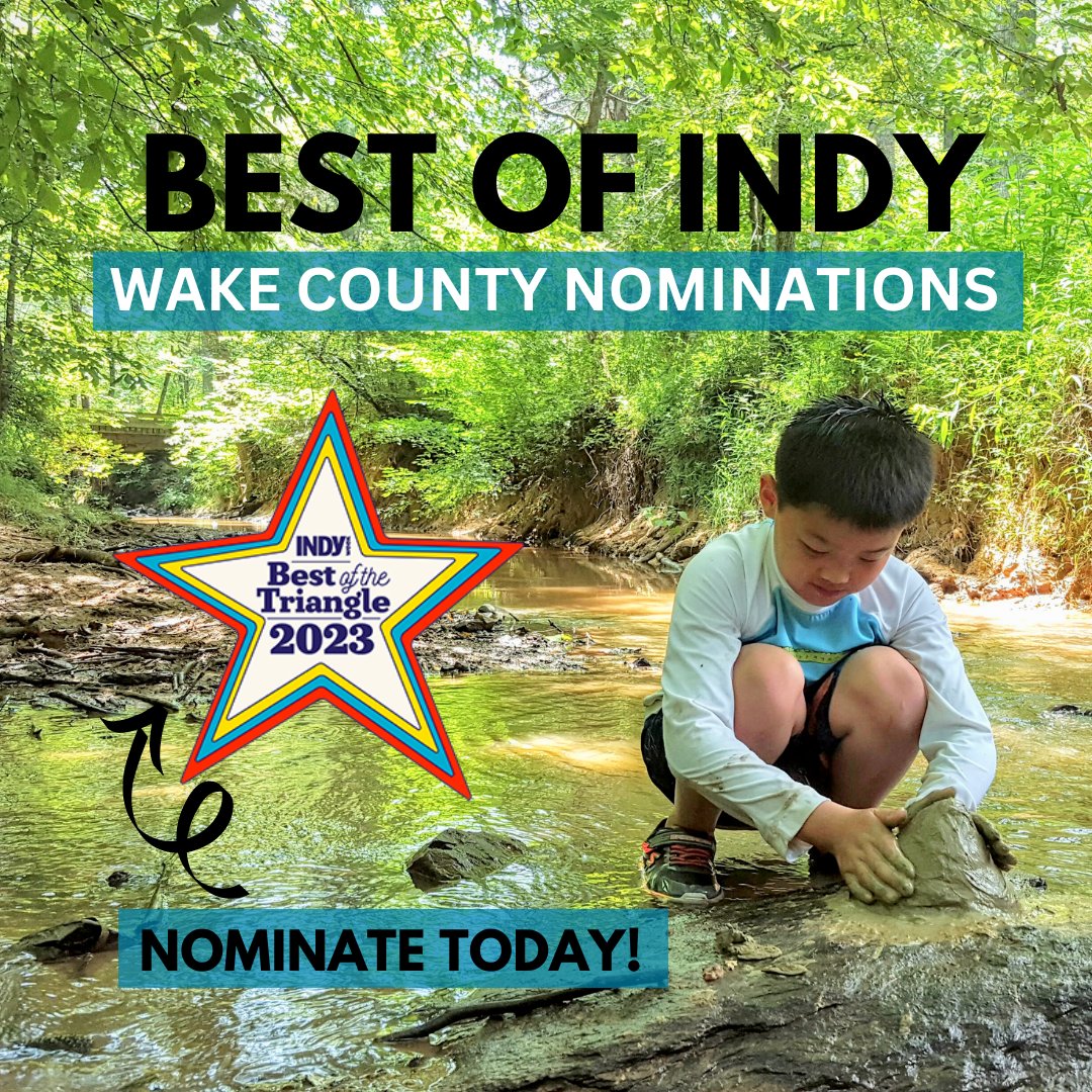 Nominations for Wake end tomorrow, Feb 22nd! Vote.indyweek.com/places
Every year since 2012 schoolhouse has been voted a finalist or winner of the best summer camp in one or more triangle counties. Help us by nominating Schoolhouse of Wonder for Best Summer Camp in Wake county!