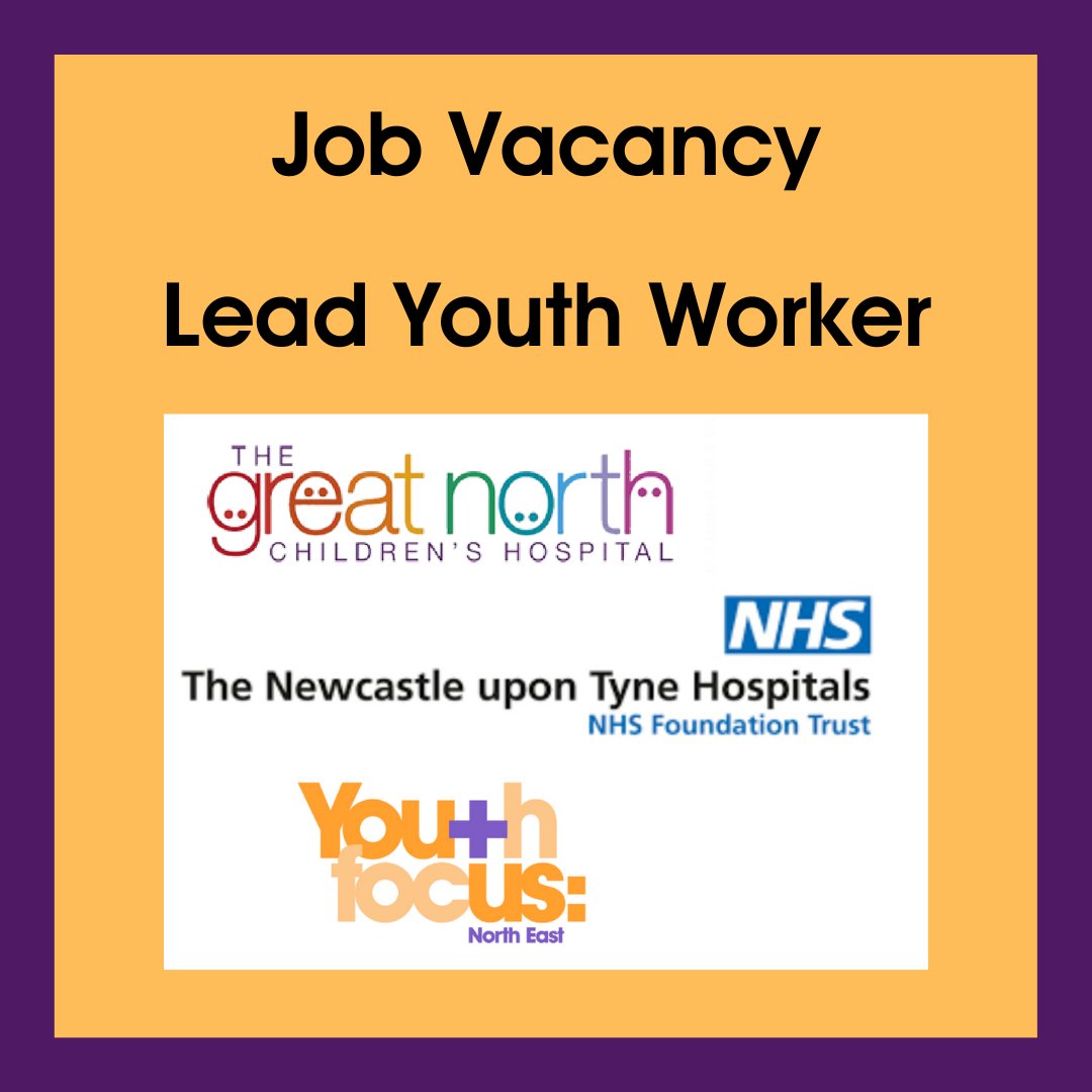 Youth Focus NE (@youthfocusne) on Twitter photo Still time to apply to work with us!
Lead Youth Worker
Supporting young patients in <a href="/GreatNorthCH/">Great North Childrenās Hospital</a>
More info/download job description/person spec
neya.org.uk/youth-focus-noā¦
Closing date Fri 24th Feb
Questions? contact David McCreedy, dave@youthfocusne.org.uk
#youthworkjobs #youthwork Still time to apply to work with us!
Lead Youth Worker
Supporting young patients in <a href="/GreatNorthCH/">Great North Childrenās Hospital</a>
More info/download job description/person spec
neya.org.uk/youth-focus-noā¦
Closing date Fri 24th Feb
Questions? contact David McCreedy, dave@youthfocusne.org.uk
#youthworkjobs #youthwork