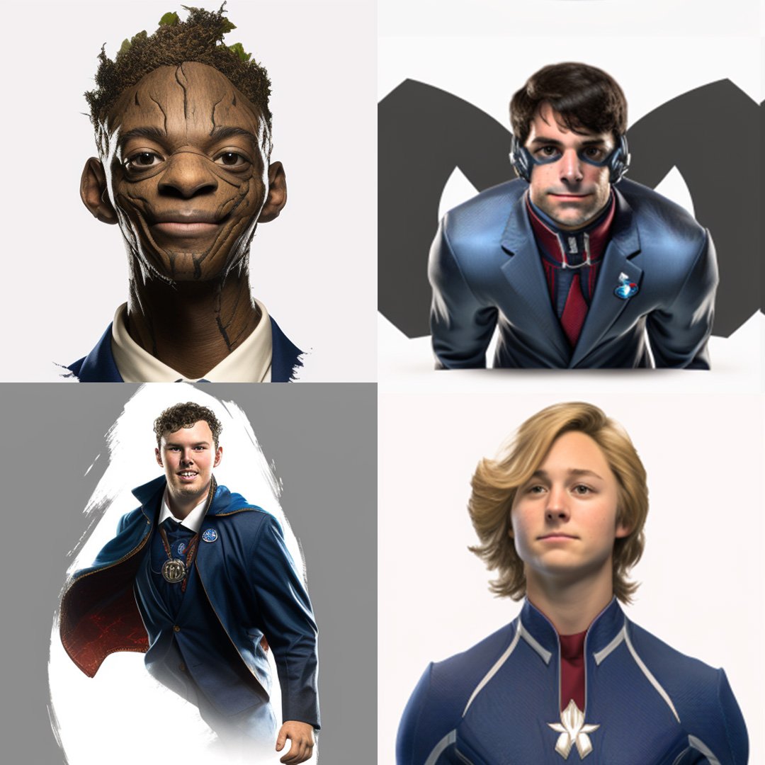 Which Superhero would our team be? We used a bot to find out...🦸‍♂️🦹‍♂️

How many players can you name??

Get 4 right and we'll enter your name into a drawing for a free team t-shirt!!