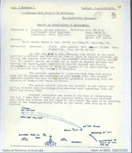 528vibes's tweet photo. 🚨🚨🚨 From the National Archives of Australia - 

I believe a lot of people once said "uFo'S dOn'T ProduCe CoNtRaiLs"

(#UFOTwitter #UFO #UFOs #UFOSightings #UAPTwitter #UAPs #UAP) https://t.co/c9TAls1CrR