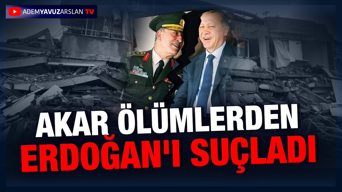 Yeni yayın-analiz; #Deprem gündeminde gözden kaçtı ama #Akar'ın 'TSK neredeydi?'eleştirilerine verdiği cevap tartışma çıkaracak gibi. Akar 'Biz hazırdık ama..'derken ölümlerden @RTErdogan'ı mı ima etti? @suleymansoylu'dan sonra Akar'da mı isyan etti? youtu.be/epa6uLbF3zk