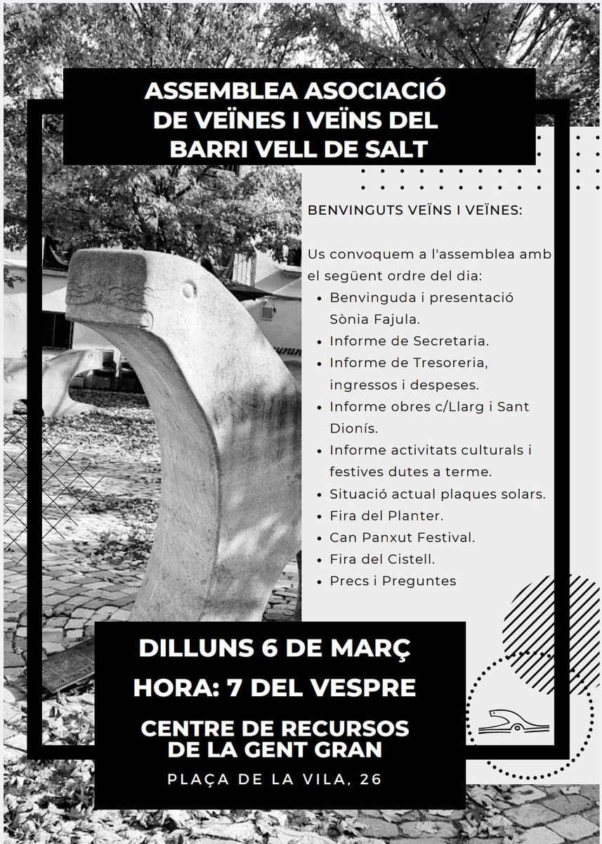 Associació de Veïnes i Veins Barri Vell de Salt tweet media