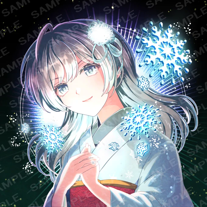 今日の作業はここまで～!【天地万象Ⅱ】新作を描いておりました!こちらは雪ちゃん雪の季節過ぎちゃうかな～と心配してましたが、今日はめちゃ雪降りましたね…!今晩も温かくしてお過ごしください～!販売のご案内はまた後日ではでは、おやすみなさいです～#newnnf 