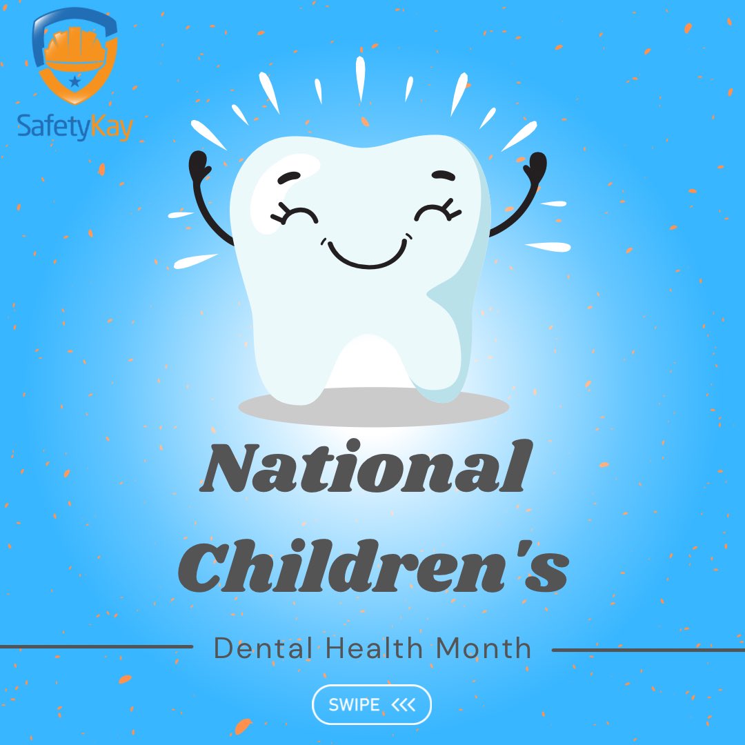 safetykay_'s tweet photo. During the month of February, we celebrate Children’s Dental Health Month. This month is important to be reminded of oral health in children as well as helping parents with tips to keep their child’s teeth healthy 🦷 

#nationalchildrensdentalhealthmonth #kidsafety #safetykay https://t.co/1HHxUxheGw