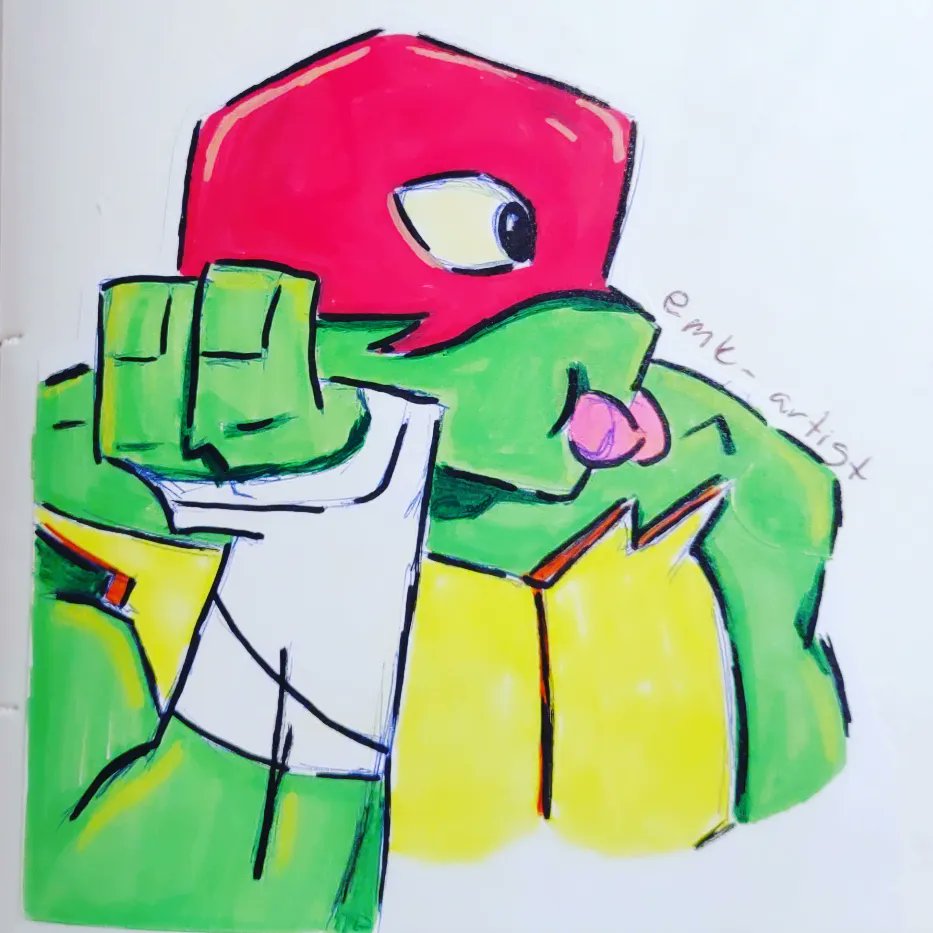 Emk_and_fidgi's tweet image. More doodles from my TMNT doodle book. Raph, Mikey, Leo, and Donnie. 1/3 #rottmnt #rottmntdonnie #rottmntleo #rottmntmikey #rottmntraph #rottmntfanart #tmnt #tmntfanart