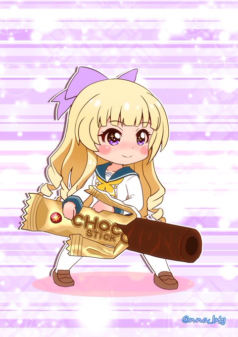 チョコ・スナック楓ちゃん（銃武器）#バトガ #バトルガールハイスクール#千導院楓 