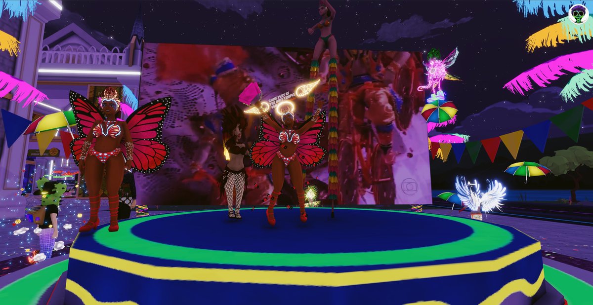 JsCoincollector's tweet photo. The last day of #MVCW, but not the last! What better place to celebrate it than at @TheHolyOnesNFT where love is mutual, sins are forgiven and joy is plentiful, just like the spirit of the carnival.
@Decentraland #Metaverse #DCL #Decentraland @NickRomanoA #carnival2023 #Carnival https://t.co/CPnhNdtGAv