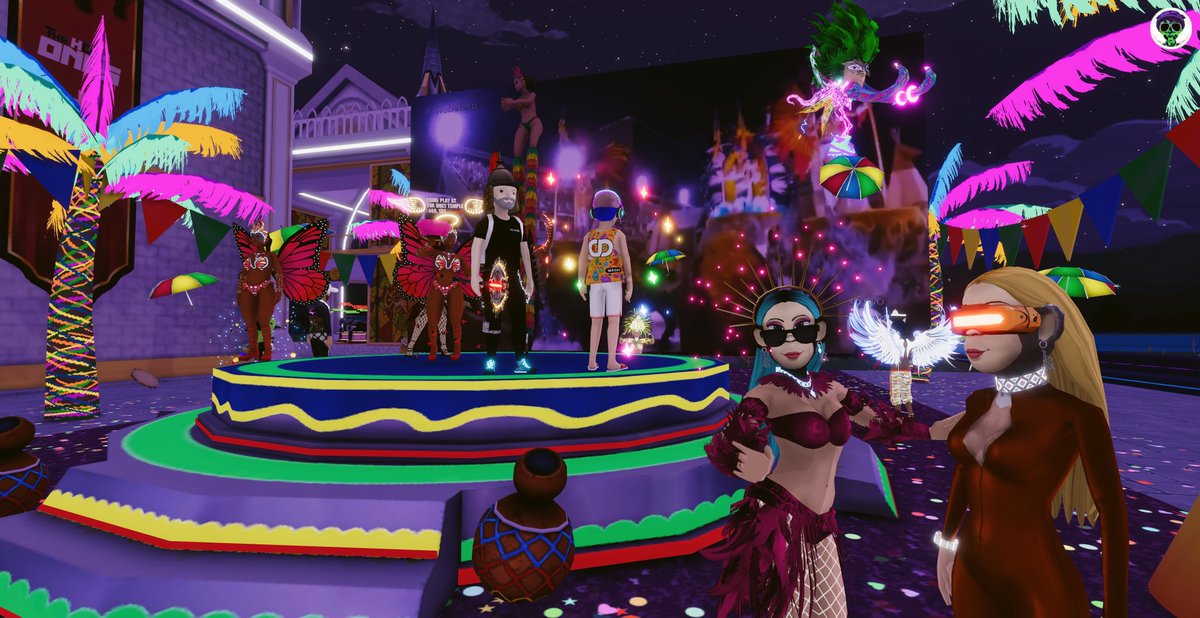 JsCoincollector's tweet photo. The last day of #MVCW, but not the last! What better place to celebrate it than at @TheHolyOnesNFT where love is mutual, sins are forgiven and joy is plentiful, just like the spirit of the carnival.
@Decentraland #Metaverse #DCL #Decentraland @NickRomanoA #carnival2023 #Carnival https://t.co/CPnhNdtGAv