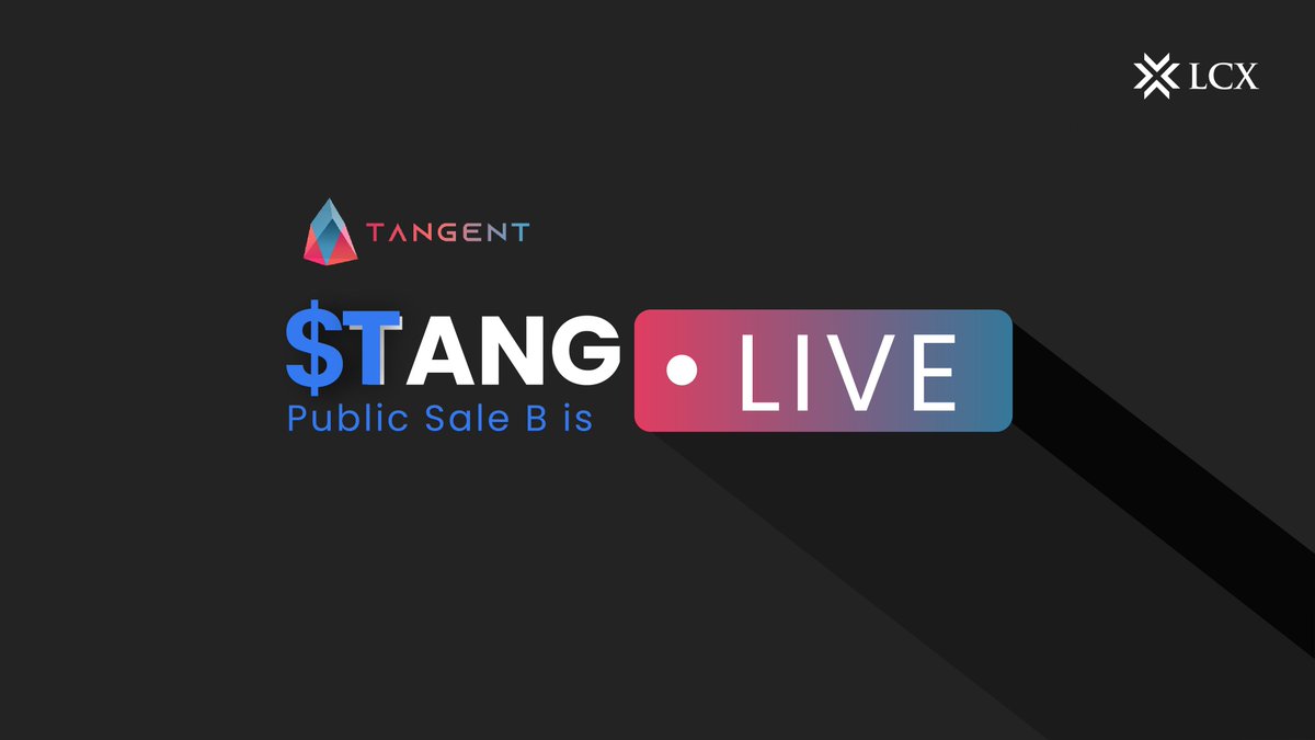 lcx's tweet image. Join Round B of the @TangentADA  $TANG token sale on the LCX Exchange!

TANGENT is a permissionless protocol on Cardano #blockchain that integrates #NFTs, decentralized finance, and smart contracts into a #Web3 app. 

Participate Now👉🏻accounts.lcx.com/token-sale/17