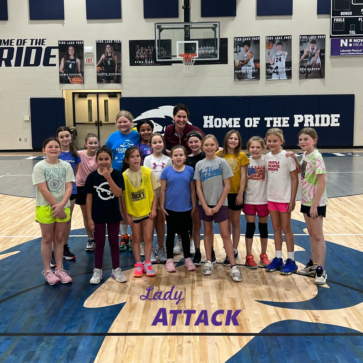 LADYATTACKELITE's tweet photo. The Purple Wave is taking over the Lake this spring 2023⚪️🟣
Lady Attack (LKN) Lead Coach Jenn Temple successfully ran two impressive tryouts for grades 3rd & 4th over the last 2 weeks🙌🏻
The gym was buzzing⚡️💥🔥
#LadyAttack
#LadyAttackLKN https://t.co/H6YdpY2UMy