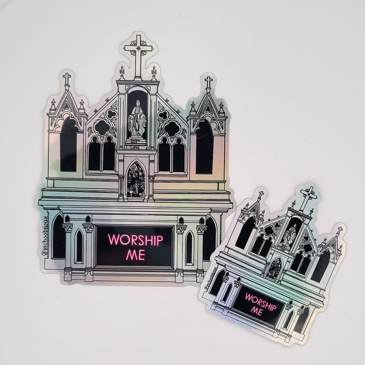 inchoobijoux's tweet photo. We have a wide range of stickers made from collabs with local artists! We are planning to have over 100 sticker designs in the next months 💕

#sticker #stickers #artisan #handmade #montreal #sexworkiswork #worshipme https://t.co/bffXCf4RcW
