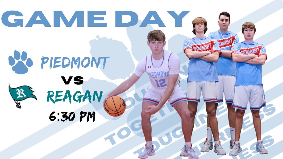GAME DAY

🆚 Reagan
📍 Piedmont High School
⏰ 6:30 PM
🏆 NCHSAA 1st Round