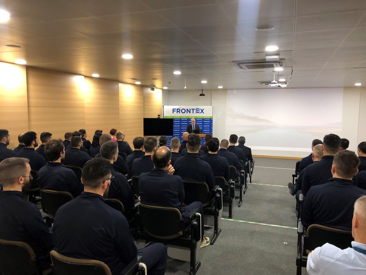 amn_portugal's tweet photo. A @Frontex , em articulação com a #AutoridadeMarítimaNacional, com o apoio da @MarinhaPT , iniciou hoje o programa de formação do “Basic Training Programme for the European Standing Corps Category 1” destinado aos futuros agentes da #AgênciaFRONTEX https://t.co/3KtdZizT2T