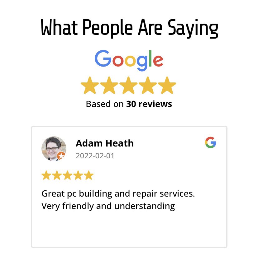 BOSECOM_LTD's tweet photo. A small selection of some great feedback we have had! 
We offer 24/7 IT support for you and your company!
Unbeatable rates
Based in Watford 💻 (020) 33933925
https://t.co/vlmMTccfgx
#bosecom #computer #pc #pcgaming #gaming #gamingsetup #itsupport #custom #customgamingpc #customg https://t.co/vyIPiwSPr9