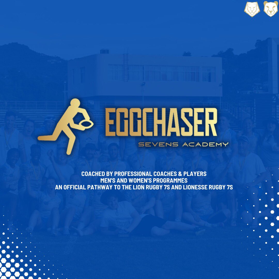 We’re thrilled to announce the launch of the EggChaser 7s Academy. 

A professional rugby 7s academy. 

Led by professionals, a pathway to professional sevens with men and womens programmes. 

Stay tuned as we announce our first date very soon 👀🚨