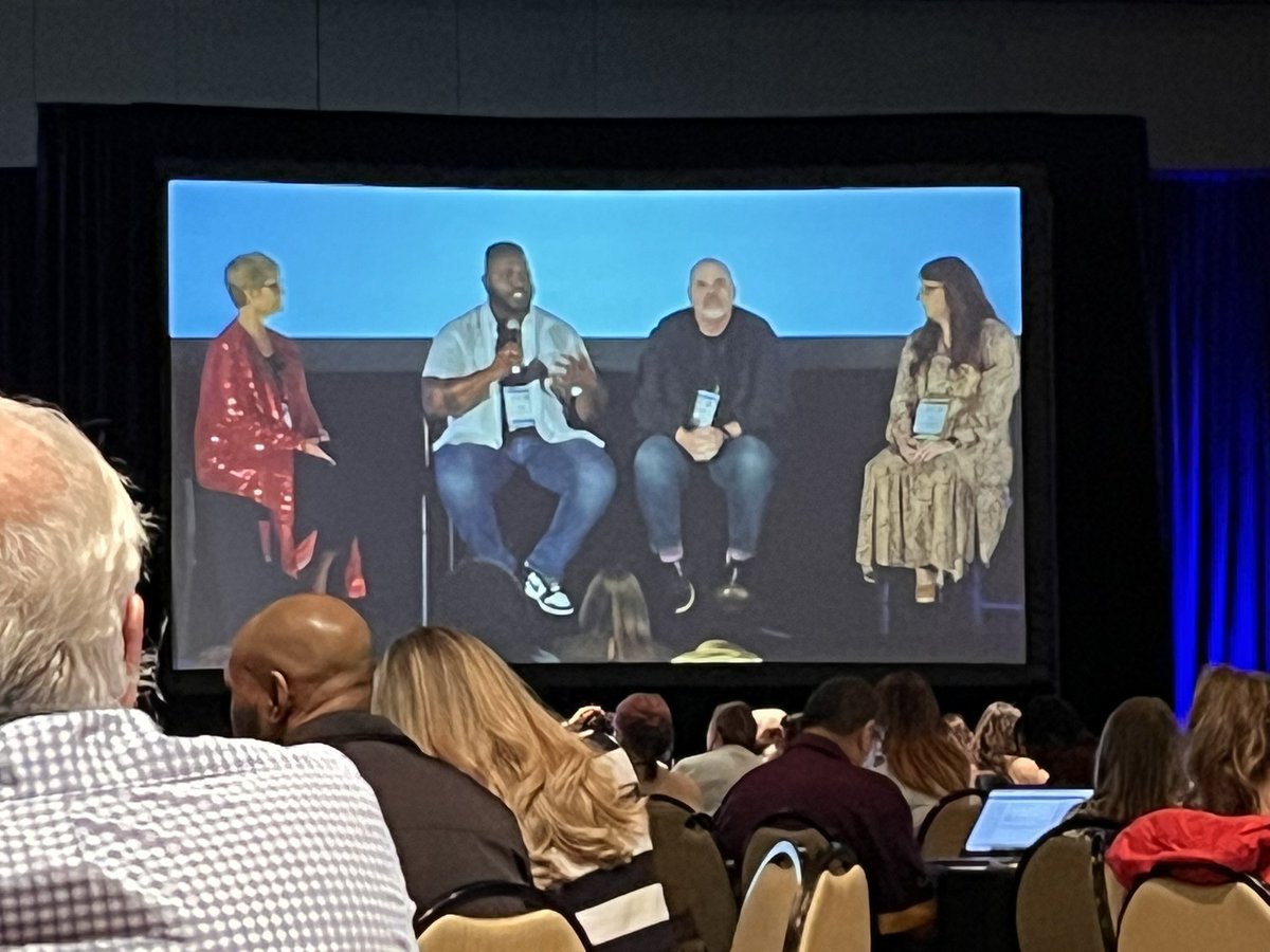 So proud of @JamesMoffettJr , @DrSpringer12301 @JodiPlace, and @MelissaSadin for this beautiful Principals’ Panel. And honored to hear the @ESSDACK name & support mentioned so many times this morning. #tss2023atn #traumainformed #k12