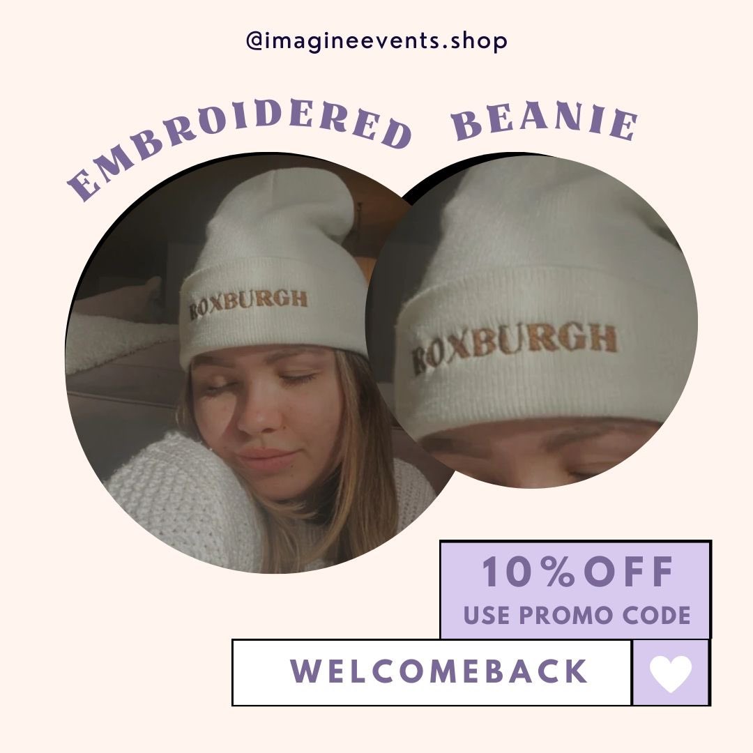 ImagineEventz_'s tweet photo. We have a few options left on our website!
A perfect beanie for #Manifestival ✈️ 🥰

Design by: @ItsCaaRodrigues 

https://t.co/c73Dnky28c https://t.co/OoG9PLC9pm