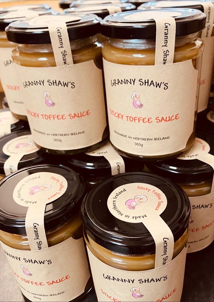 Sam Butler MBE (@dukeschomberg) on Twitter photo <a href="/GrannyShaws/">Granny Shaws Fudge</a> in Northern Ireland launches delicious Sticky Toffee Sauce #lovelocalinnovation <a href="/GrannyShaws/">Granny Shaws Fudge</a> in Northern Ireland launches delicious Sticky Toffee Sauce #lovelocalinnovation