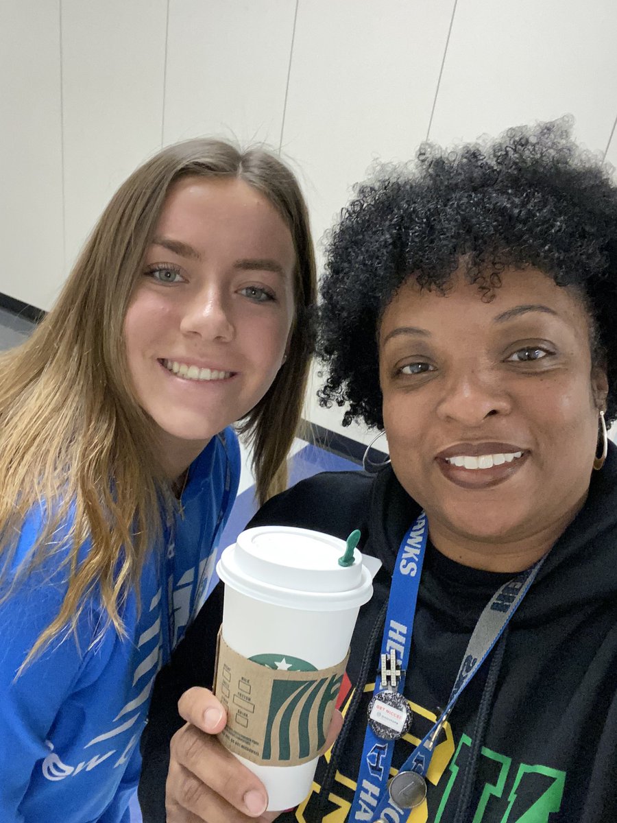 I should‘ve known it would be a good day when <a href="/maddie_fowers/">Maddie Fowers</a> brought me my favorite <a href="/Starbucks/">Starbucks</a> drink…chai latte! Thanks you for making this teacher’s day!💙 #HPND <a href="/Hebron_HS/">Hebron High School</a>