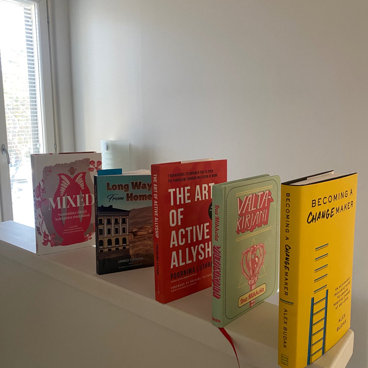 Must-have books for better DEI work &amp; humanity!
📙Becoming a changemaker: amzn.to/3xGQFDs
📗Valtakirjani: bit.ly/3IDLbzE
📕The art of creative allyship: amzn.to/3xCNc9d
📘Long way from home: amzn.to/3Im6V1E
📕Mixed Finns bit.ly/3Z5GqEl