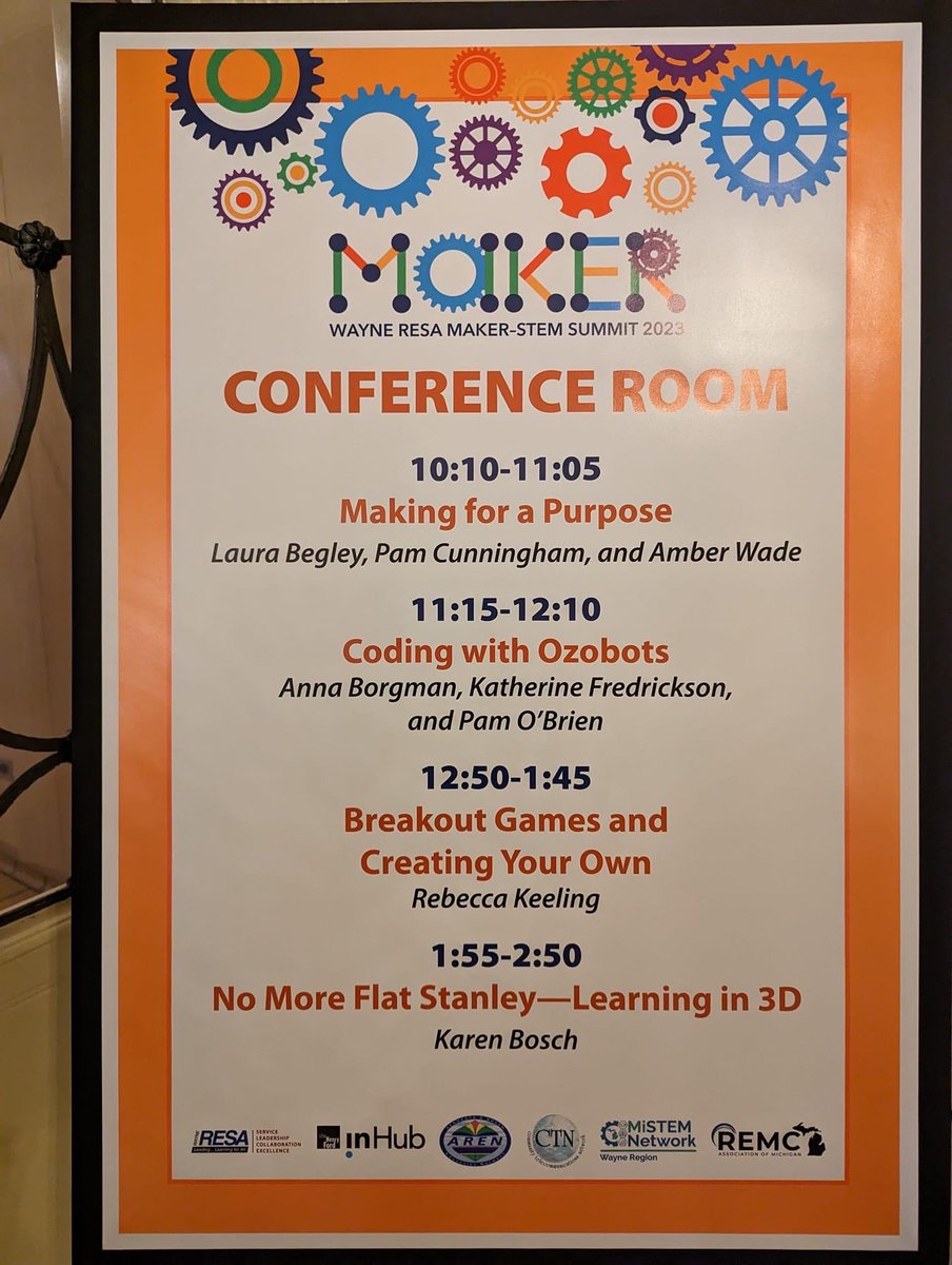 #TechTuesday 
Congratulations to <a href="/MrsObrienp/">Pamela O'Brien</a> &amp; Mrs. Katherine  Fredrickson on being selected to present at the <a href="/MakersResa/">Wayne RESA Makers</a> STEM Summit last week! These two amazing elementary teachers presented “Coding with Ozobots,” a resource our elementary students are currently using to learn