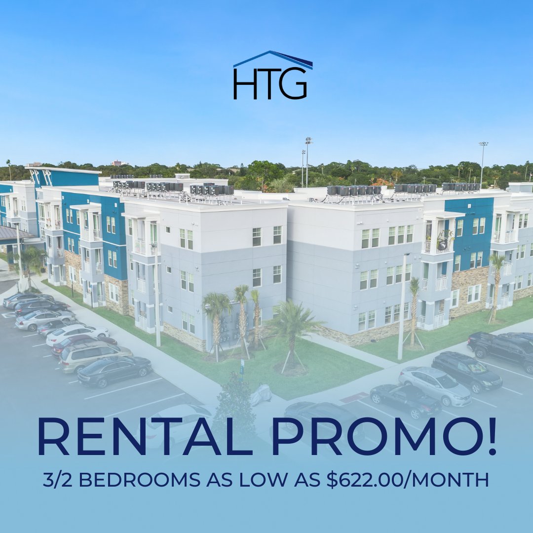 HTG_LLC's tweet photo. 📣 SALES PROMO 📣! | For a limited time, rentals at Luna Trails for 3 bedrooms are as low as $622.00/month!
For leasing information please call ☎️ (321) 291-1081 or 💻 email lunatrails@htgf.com.
#HTG #HousingTrustGroup #AffordableHousing #LunaTrails #SalesPromo #Promotion https://t.co/w66axDYIze