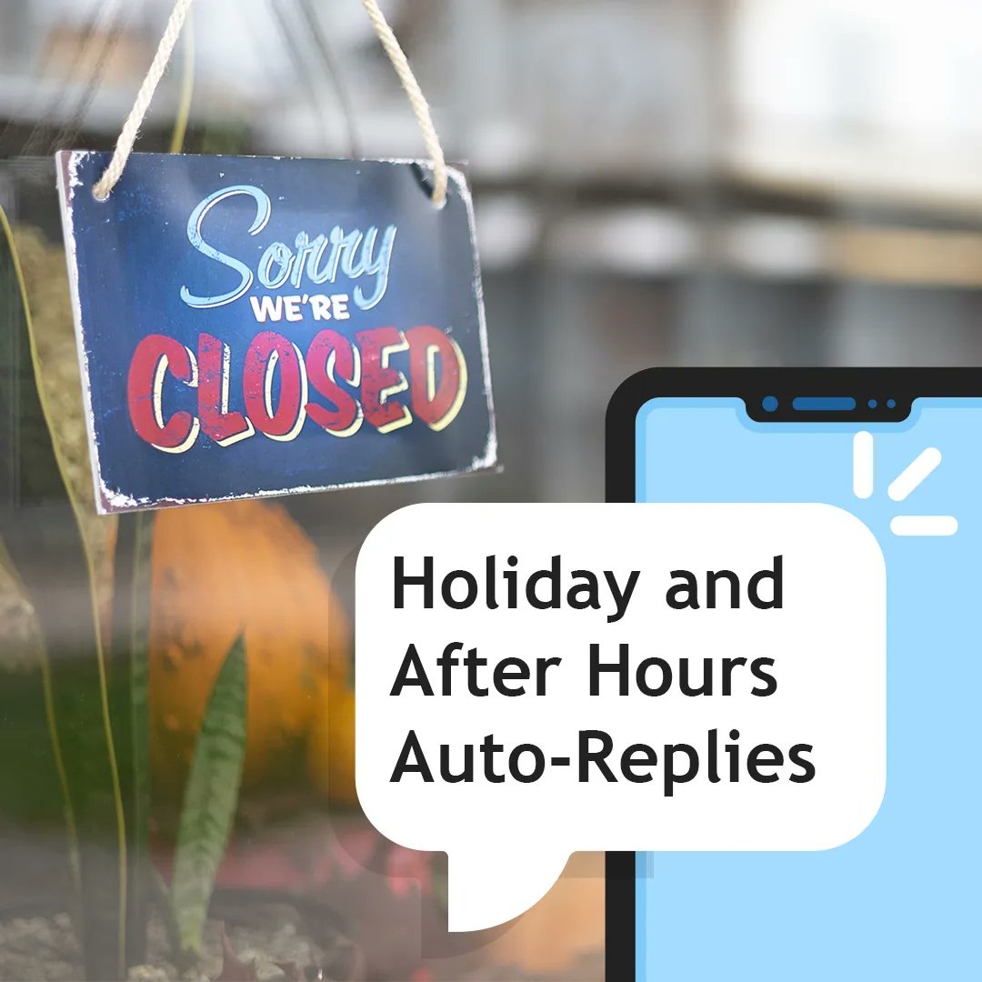 ProTexting's tweet photo. After hours and Holidays Text Message Autoresponders for your Business ๐ https://t.co/OhFpv9SwqL
โ โ โ โ โ โ โ โ
#autoreply #autoresponders #off-hours #smsmarketing #marketing #holidaysms #messaging #notifications https://t.co/FQRsXuxFsU
