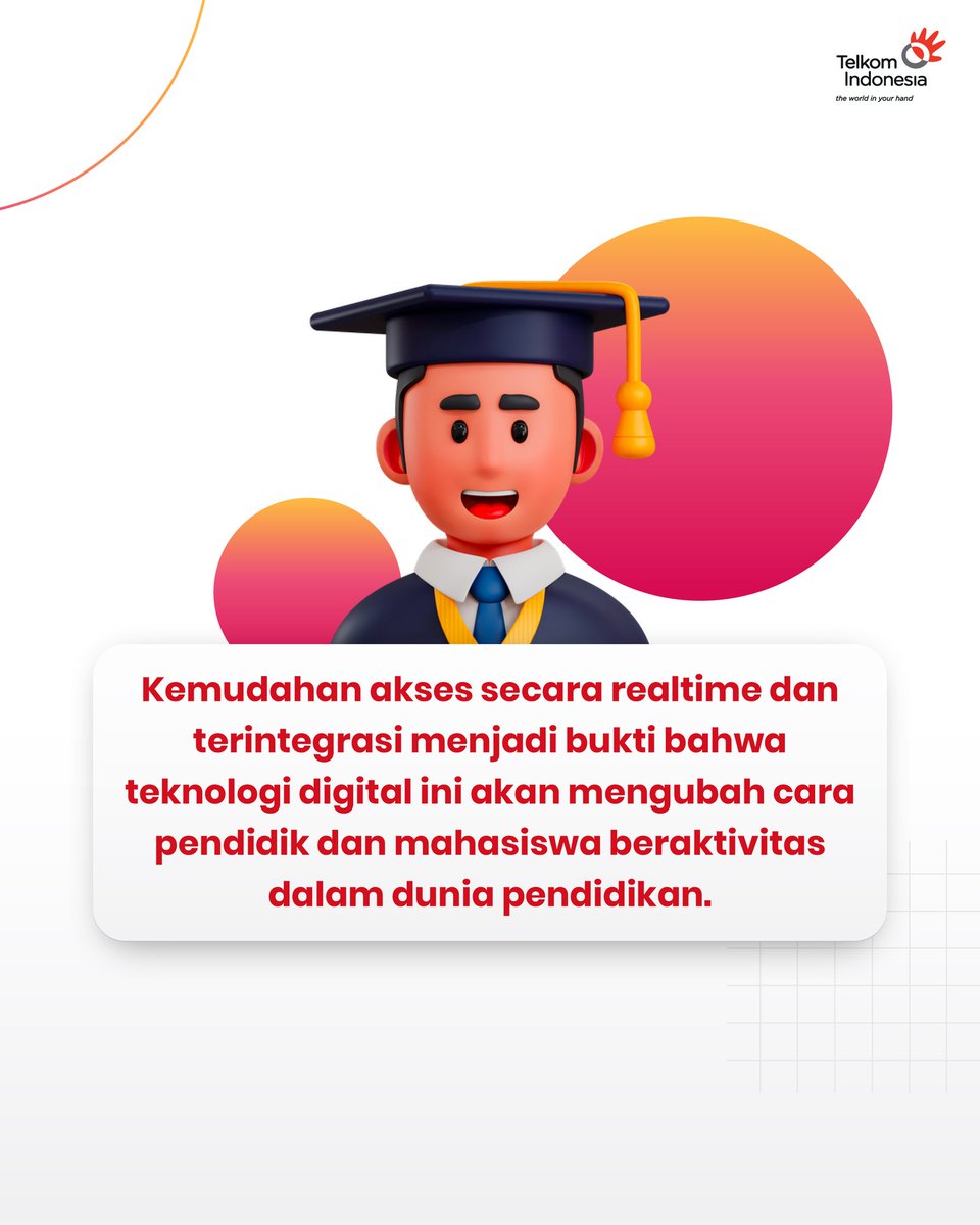 TelkomSolution's tweet photo. Inovasi digital semakin mengubah wajah sektor pendidikan. Dengan teknologi Learning Management System, belajar-mengajar tak lagi terbatas pada waktu dan tempat tertentu. #TelkomDigitalSolution memberikan solusi yang tepat untuk kemajuan bisnis #pendidikan Anda.

#edutech #edtech https://t.co/2nyIK2pIGw