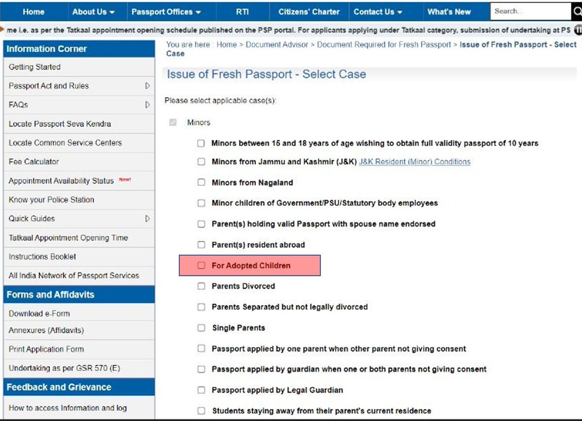 FamiliesofJoy's tweet photo. @passportsevamea @CARAWCD  @MinistryWCD @MEAIndia  What is the need to discriminate an "adopted" child (for in-country adoptions) while applying for a passport? Why should the need or process for a passport be different for a child born vs. adopted within a family? https://t.co/sNrRUlG21x