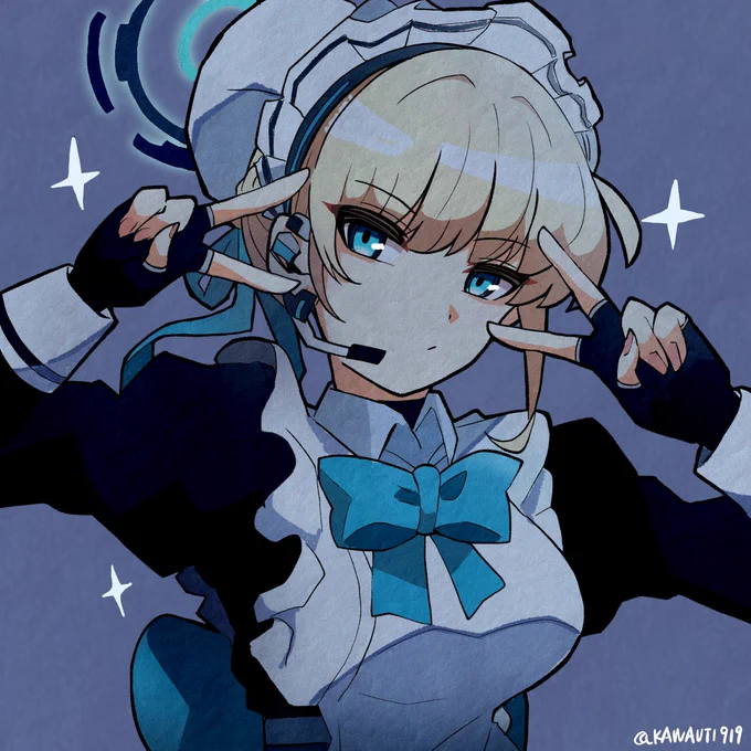 飛鳥馬トキ描きましたピースピース #ブルアカ 