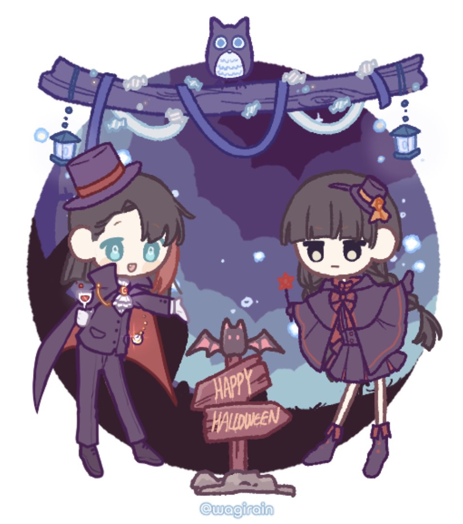 「Picrewの「부엉 할로윈 픽크루」でつくったよ!  #Picrew #부엉_」|瑚潟のイラスト