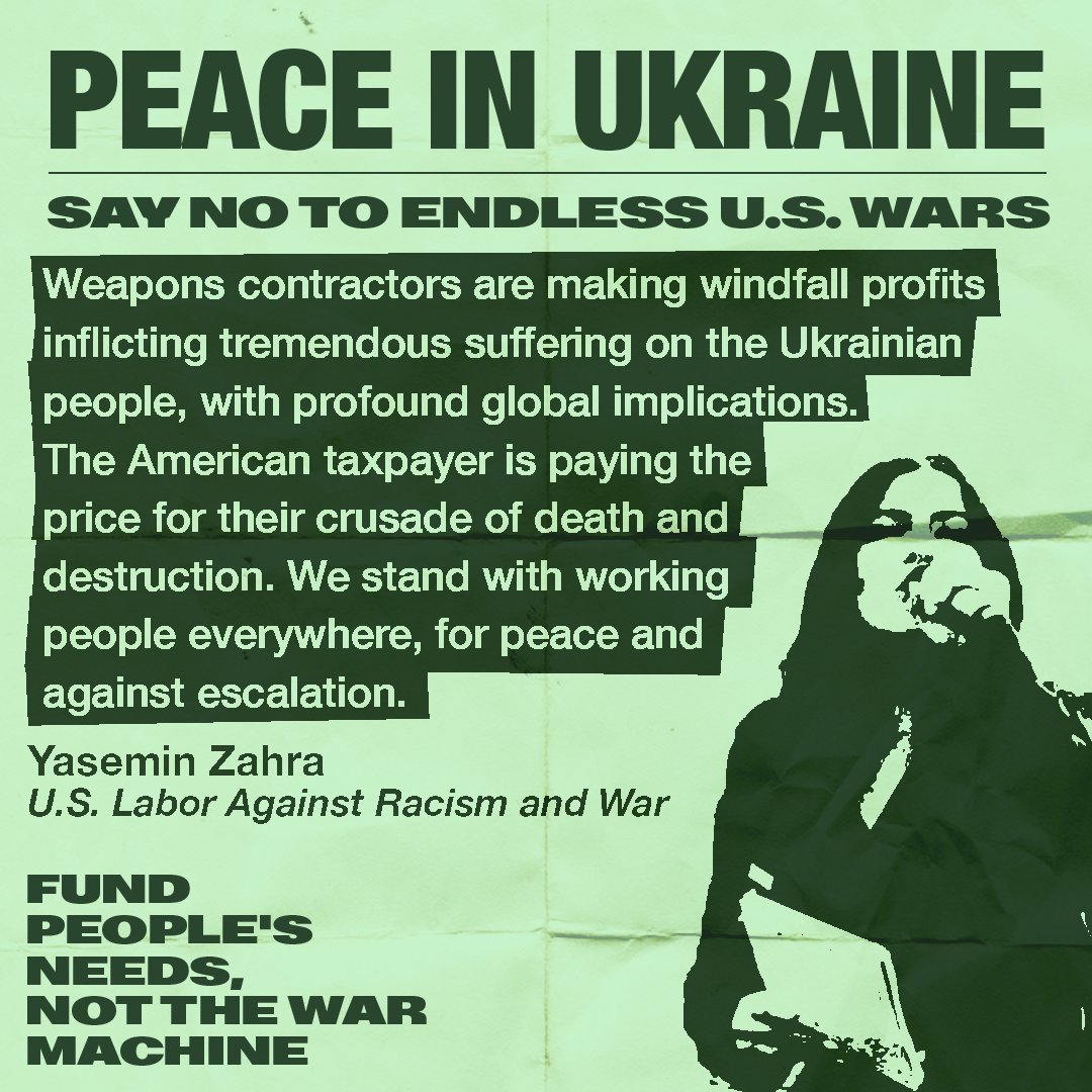 answercoalition's tweet photo. The American taxpayer is paying the price for the U.S. govt's crusade of death and destruction.

Fund people's needs, not the war machine!

March with us⤵️

📝Sat March 18, 1pm
📍Washington, D.C., the White House https://t.co/96lRxkcTvA