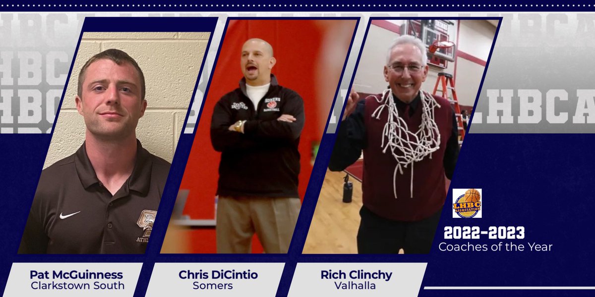 Congratulations to our 2022-2023 Conference Coaches of the Year! <a href="/SouthViking/">VIKING NATION</a> <a href="/SomersBball/">Somers Boys Bball</a> <a href="/ChrisDiCintio/">Coach DiCintio</a> <a href="/VMHS_Athletics_/">Valhalla Athletics</a> <a href="/KDJmedia1/">Kevin Devaney Jr.</a> <a href="/lohudsports/">lohud sports</a> <a href="/hoopsmbd/">Mike Dougherty</a> <a href="/DirectRays/">Ray Gallagher 🇺🇸</a>