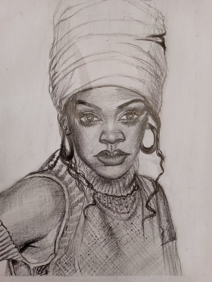 YAHWEHGOLD's tweet photo. Pencil Drawing of Rihanna, The Queen, Mogul and Artist.
DM if you need Portraits. Gift your loved ones on special days.
It will only get better.
#rihanna #fenty #pencildrawing #yahart #yahwehgold https://t.co/ptDdjeOk6e