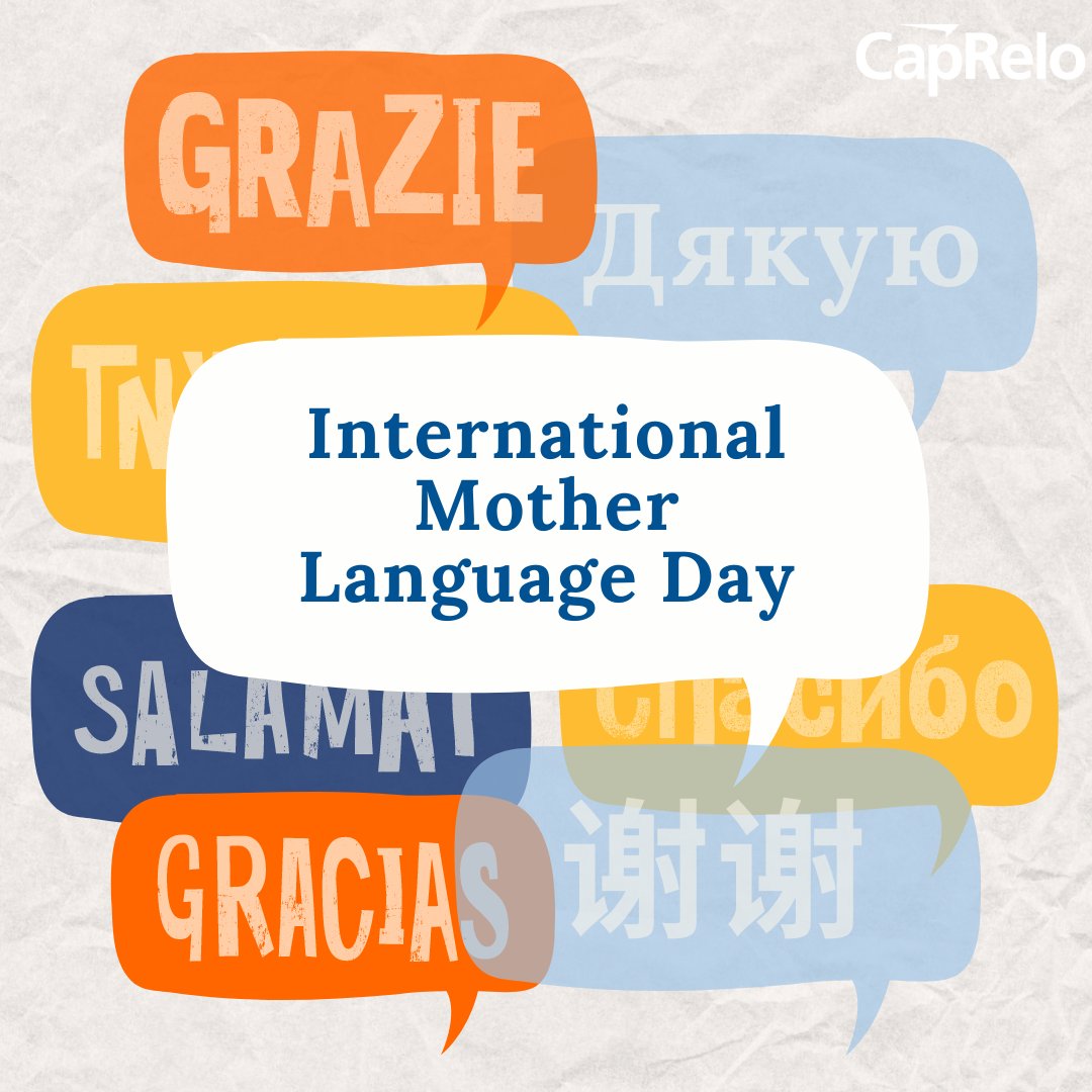 Today, CapRelo celebrates the power of mother languages and cultural diversity!  

#MotherLanguageDay #MotherLanguage #CulturalDiversity #GlobalMobility