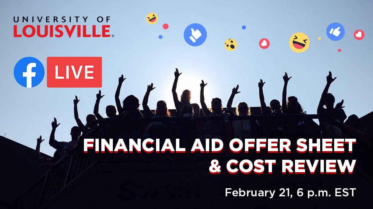 UofL Admissions on Twitter "It’s about that time… join us on FB Live