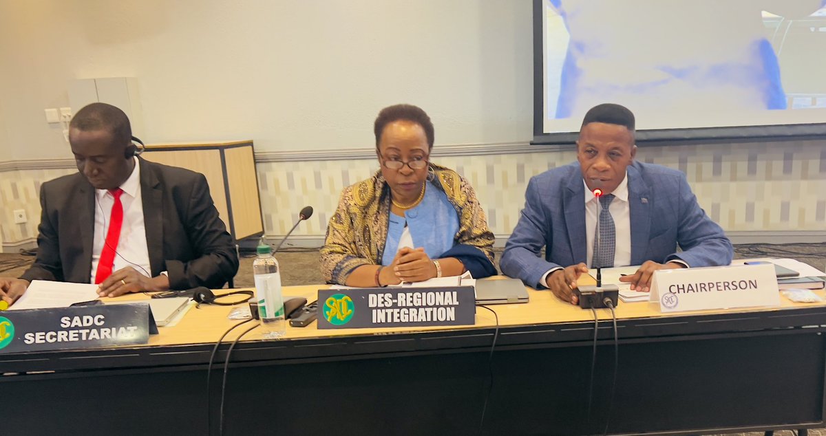 SADC_News's tweet image. SADC Secretariat’s Deputy Executive Secretary 4 Regional Integration Ms @AngeleMakombo leads the team during the SADC Senior Officials review of reprioritsed activities of the 
#RISDP2020-2030, a strategic document that operationalises the #SADCVision2050 sadc.int/pillars/region…