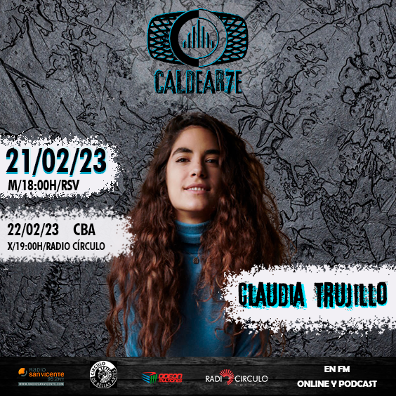 CaldearteR's tweet photo. Hoy  la actriz Claudia Trujillo en Caldearte 

A las 18:00h en  @rsv952fm  / online: https://t.co/42tVOOQBJr

Redifusión: 
X a las 19:00H 👇https://t.co/2Dv3V5Dx7R
@cbamadrid @RadioCirculo 

#caldearte7 #caldearte #claudiatrujillo  #TerminatorDarkFate #BienvenidosAEden #Bufalo https://t.co/lDSQeelCn4