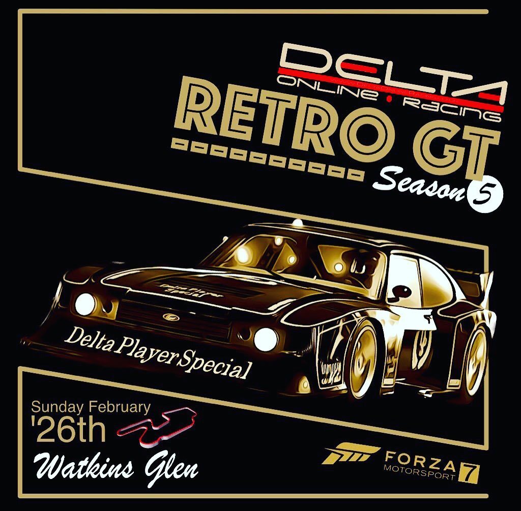 deltaonlinerace's tweet image. We are back with the Retro Gt championship season 5 on @forzamotorsport 

- 16 cars 
- 8 weekends of racing 
- qualifying, sprint and feature races 
- lobby promotion &amp;amp; relegation
- privateer &amp;amp; team championships

Head over to our discord for info on the event and how to get…