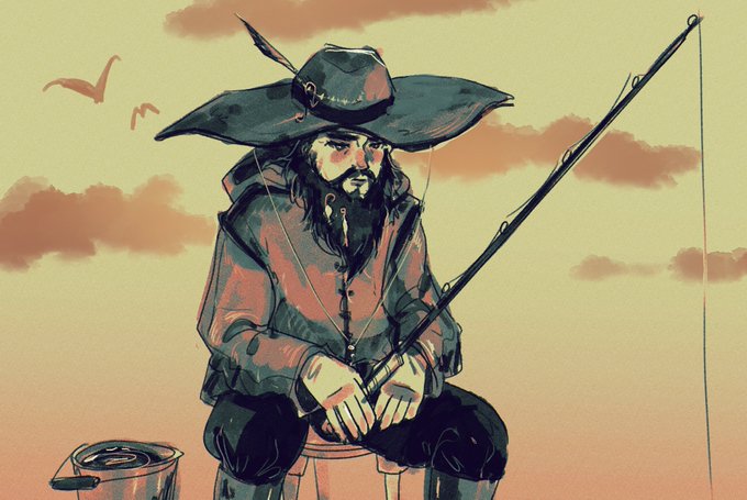 「bucket fishing」 illustration images(Latest)