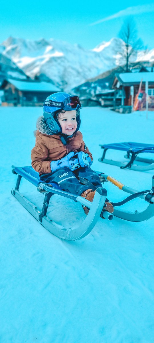 Great fun in the mountains today ❄️🛷💨