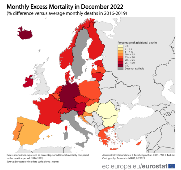 THIS IS BAD Massive amounts of excess deaths and nobody seems to know why. What do you think is causing this?