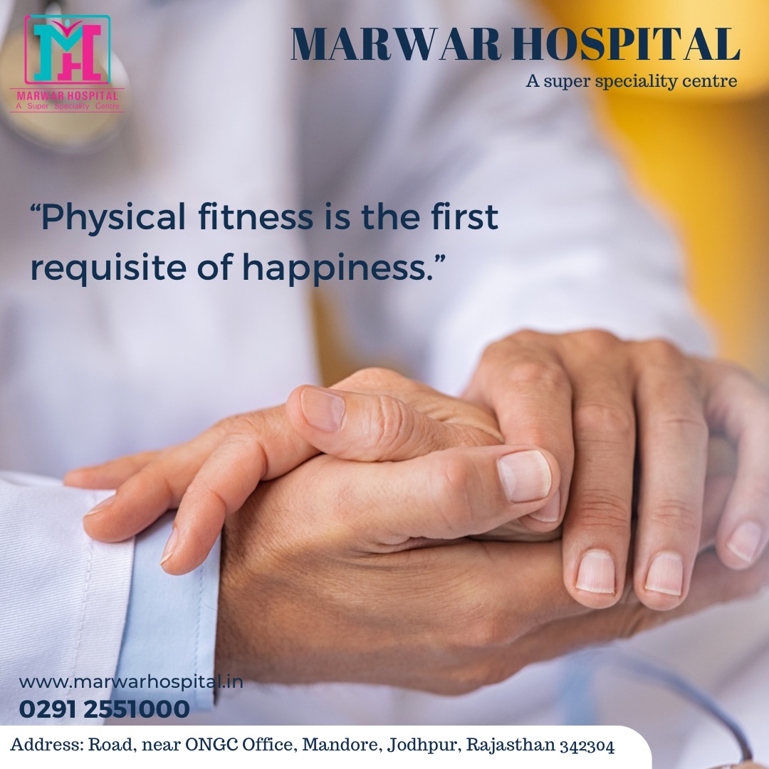 MarwarHospital's tweet photo. Physical fitness is the first requisite of happiness..

Call us to consult now 0291 2551000

Marwar Hospital A super speciality centre ...

#marwarhospital #marwarhospitaljodhpur #besthopital #hospitalinjodhpur #hospitalinmandore https://t.co/jutSZosyeJ