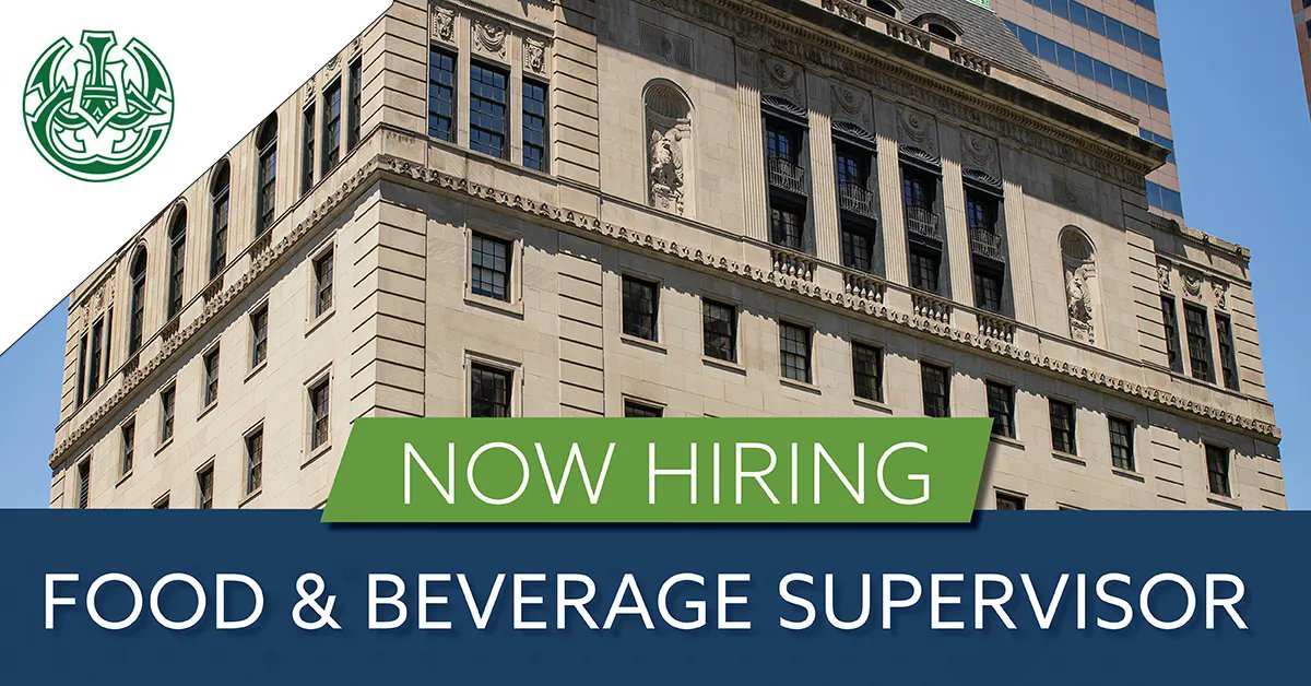 StratClubSol's tweet photo. Now #hiring! The Woman’s Athletic Club in #Chicago, IL is hiring a Food &amp; Beverage Supervisor to manage daily operations of clubhouse services and food &amp; beverage operations. Learn more and apply at https://t.co/a1zFPEhekT https://t.co/Rg15BRaeId