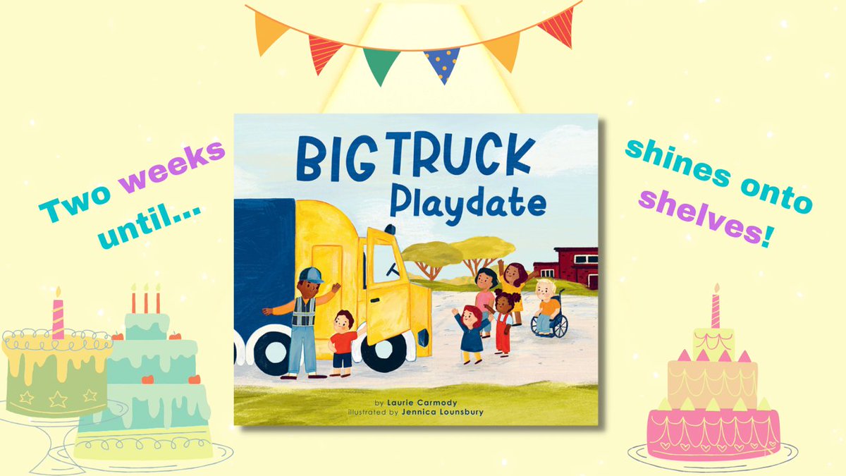 Preorder: The #picturebook, BIG TRUCK PLAYDATE, written by @LaurieECarmody &amp; illus by <a href="/JennicaDraws/">Jennica Lounsbury</a>! This heartwarming story from the perspective of a boy on the #autism spectrum demonstrates how the power of play can connect us with new friends. #ASD