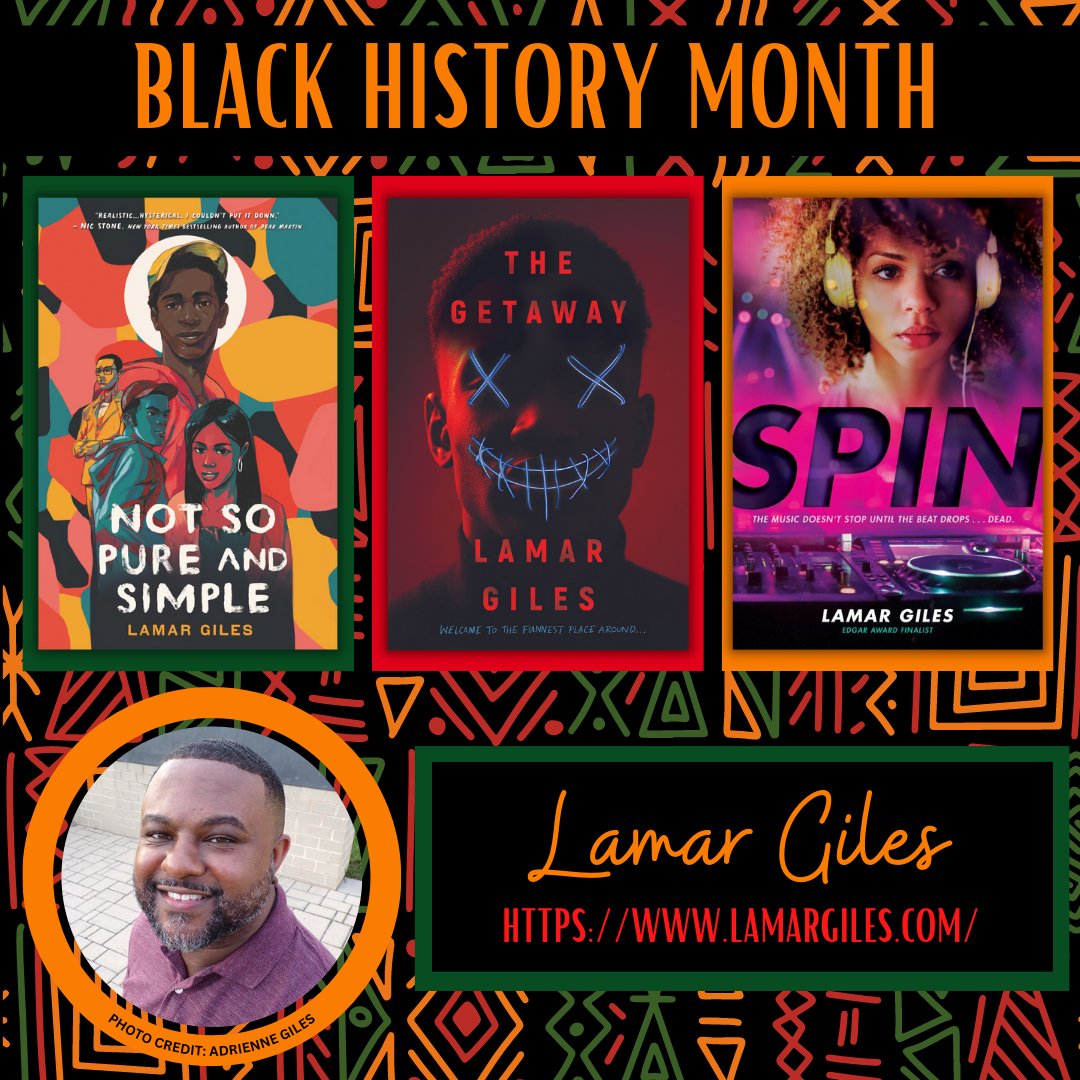 Dobie9Library's tweet photo. Celebrate #BlackHistoryMonth by checking out a book by Lamar Giles!
#BHM #D9library #longhornsREAD #pisdREADS #hslibrary #NotSoPureandSimple #TheGetaway #Spin https://t.co/jca77NXwmV